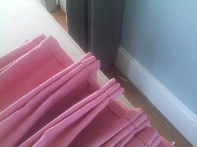 PINK curtains