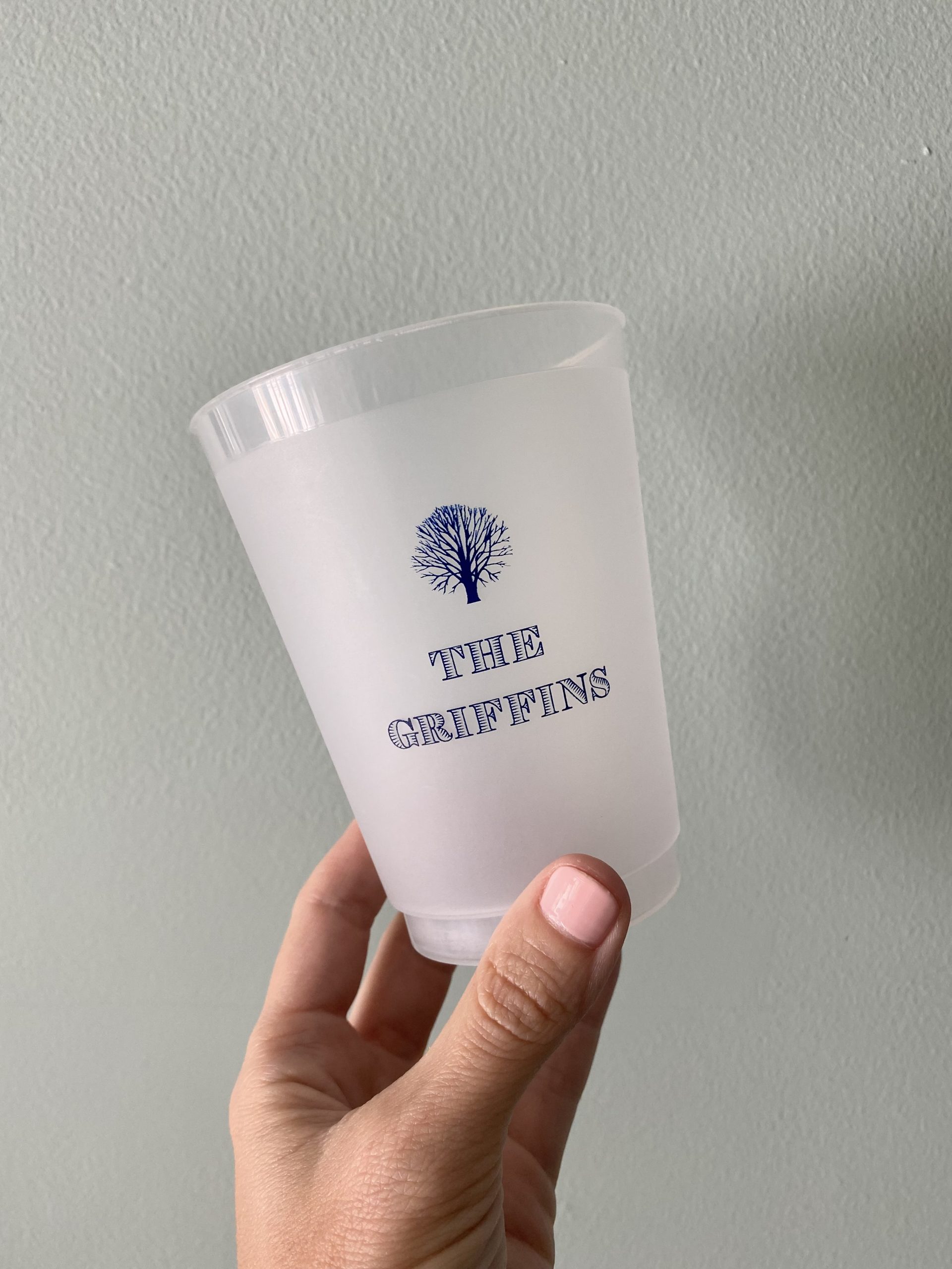 Personalized Frost Flex Cups with Tree - 16 oz • Calliespondence