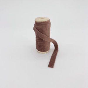 Velvet Ribbon, dusty rose, 3/8 inch